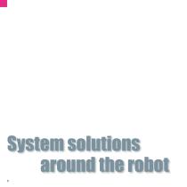 System solutions around the robot . - 2