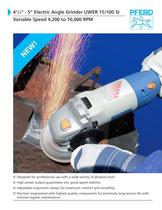 4½“ - 5“ Electric Angle Grinder Product Sheet - 1