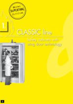 CLASSIC line - with classical one-hand wing doors - Type 90-1