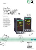 Heat-Cool temperature controller 1/8 DIN - 48 x 96 mm