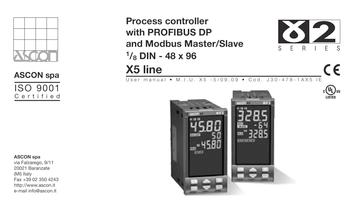 Process controller with PROFIBUS DP and Mod bus Master/Slave