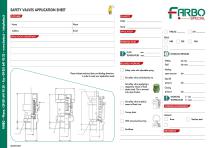 Special Safety valves | Application sheet-1