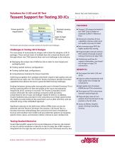 Solutions for 2.5D and 3D Test  Tessent Support for Testing 3D-ICs - 1