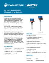 Echotel 961/962 Ultrasonic Contact Level Switches-1