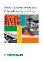 Plastic Conveyor Rollers and Polyurethane Support Rings - 1