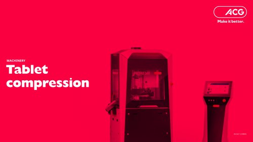 Tablet compression