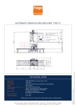 AUTOMATIC DRUM FILLING MACHINE TYPE 31 - 2