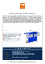 AUTOMATIC DRUM FILLING MACHINE TYPE 33 - 1