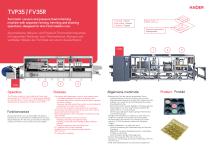 FILM THERMOFORMING MACHINES: TVP35 / FV35R - 2