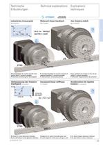 Rack and pinion drive ZTRS/ZTR/ZR - 5