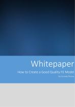 Whitepaper How to Create a Good Quality FE Model - 1