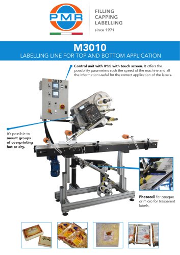 M3010 LABELLING LINE FOR TOP & BOTTOM APPLICATION