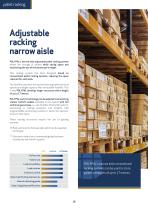 Adjustable racking narrow aisle-2