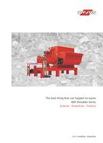 Shredders for producing substitute fuels (RDF)-1