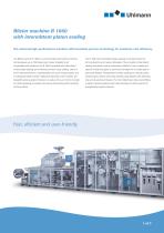 Blister machine B 1660 with intermittent platen sealing-1