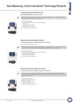 ProMinent Product Catalogue 2024 - Volume 2: Measuring, Control and Sensor Technology - 9