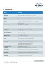 Tracer III-V+ Specification sheet - 1