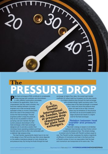 Pressure Drop Requirements For Plate Heat Exchangers Technical Article