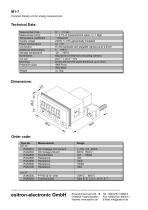 Digital panel instrument M1-7-2