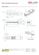 EN/EY Water-Cooled, Fast-Axis Collimated & Uncollimated (Vertical) 50-150W per bar, up to 70 bars - 2