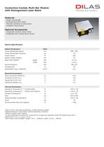 Homogenized Line, Conduction-Cooled 808 - 980nm - 1