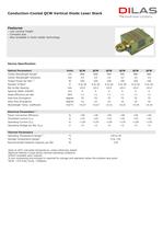 NN Conduction-Cooled QCW, Uncollimated 100-150W per bar, 6-20 bars - 1