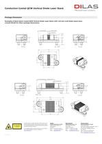 NN Conduction-Cooled QCW, Uncollimated 100-150W per bar, 6-20 bars - 2