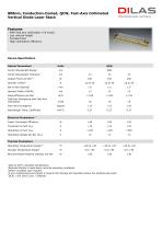 NY Conduction-Cooled QCW, Fast-Axis Collimated 100-150W per bar, up to 30 bars - 1