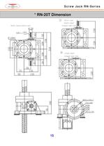 Worm Gear Screw Jack RN-Series-16