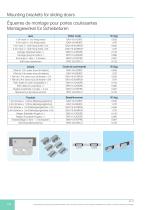 Mounting brackets for sliding doors-2