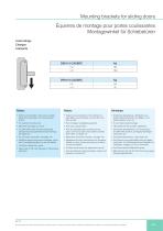 Mounting brackets for sliding doors-3
