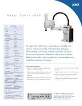 Adept Cobra s800 - Omron Electronics GmbH - PDF Catalogs | Technical ...