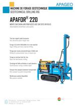 APAFOR 220 - Geotechnical drilling rig