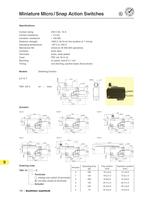 Micro / Snap Action Switches - 1