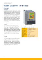 AC15 Variable Speed Drive - 4