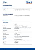 E18 Encoder_Datasheet_E - Elma Electronic AG - PDF Catalogs | Technical ...