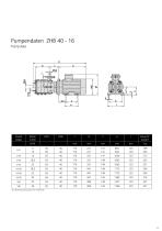 High pressure centrifugal pumps type ZHB-11