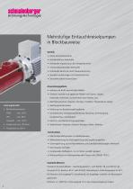 High pressure centrifugal pumps type ZHB-2