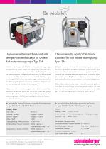 Mobile, self-priming waste water pump-2