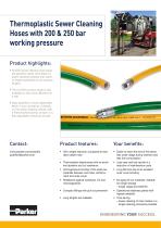 Thermoplastic Sewer Cleaning Hoses with 200 & 250 bar working pressure -1