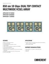 850 nm 10 Gbps DUAL TOP CONTACT MULTIMODE VCSEL ARRAY - 1