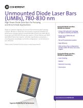 Unmounted Diode Laser Bars (UMBs), 780-830 nm-1