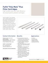 Fulflo Poly-Mate Plus Filter Cartridges - 1