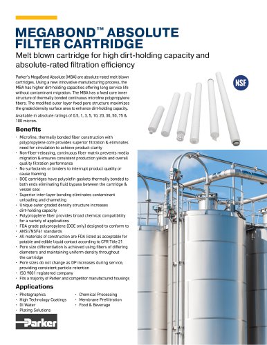 MegaBond-Absolute-Melt-Blown-Filter-Cartridge-Data-Sheet
