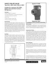 Refrigerating Specialties Division 1 ISO 9001-2000 CERTIFIED SAFETY RELIEF VALVE Type SRH1, SRH2, SRH3, SRH4, & SRH5-1