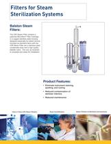 Filters for Steam Sterilization Systems - 1