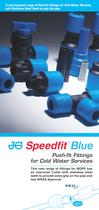 JG Speedfit® Blue - A new improved range of Push Fit Fittings for Cold Water Services - 2