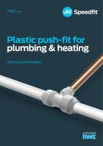 Plastic push-fit forplumbing & heating - 1