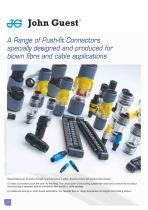 The Push-fit Solution for Blown Fibre & Cable Systems - 4