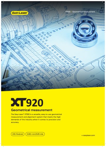 Easy-Laser XT920 Geometric measurement